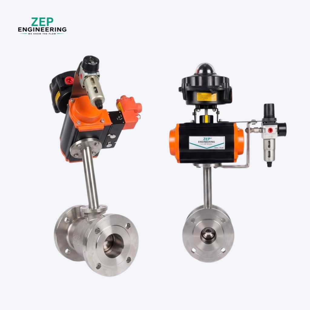 Actuated valve