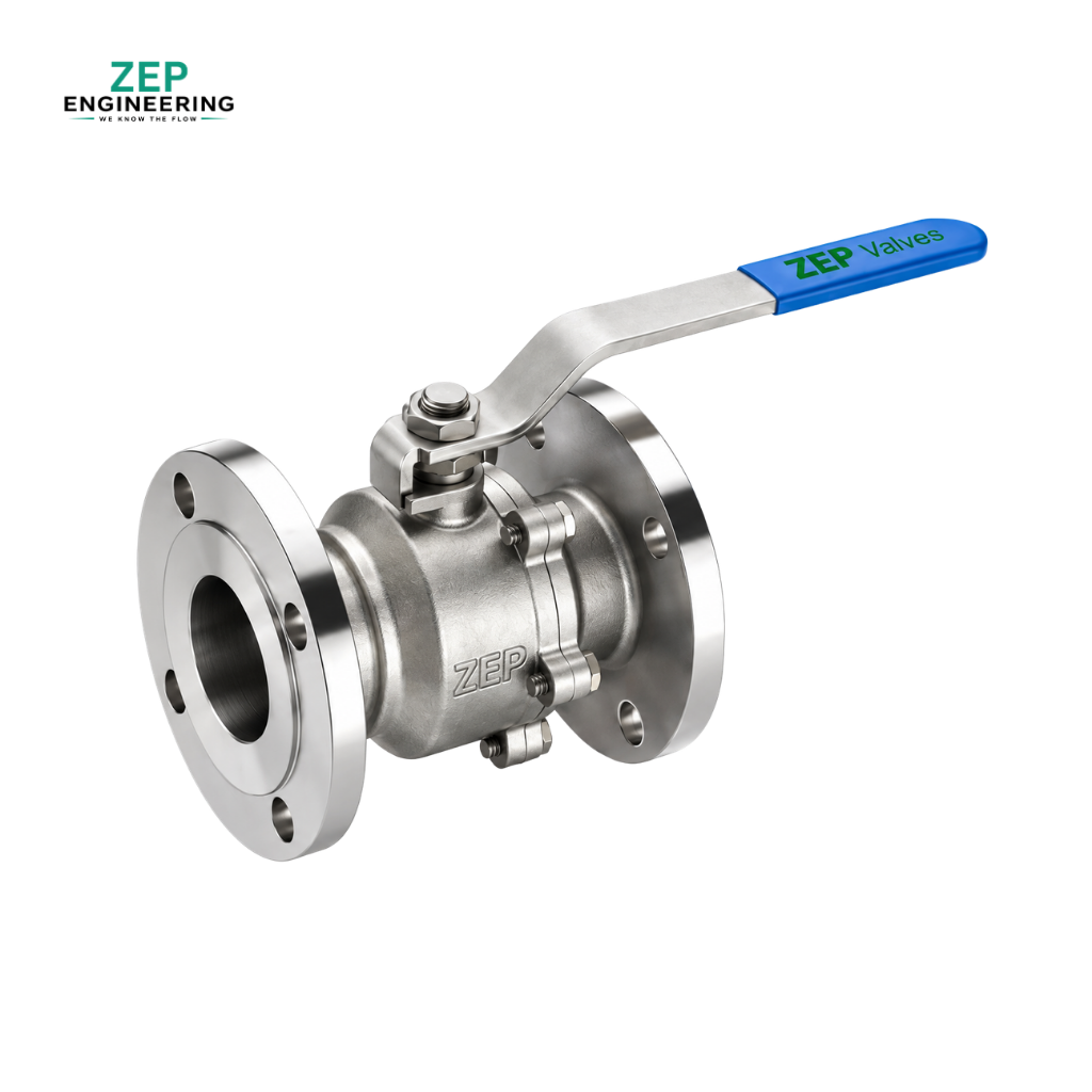 Manual 2 Way 2 Piece Design Ball Valves