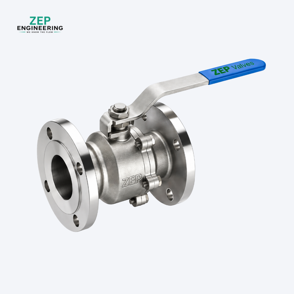 Manual 2 Way 2 Piece Design Ball Valves