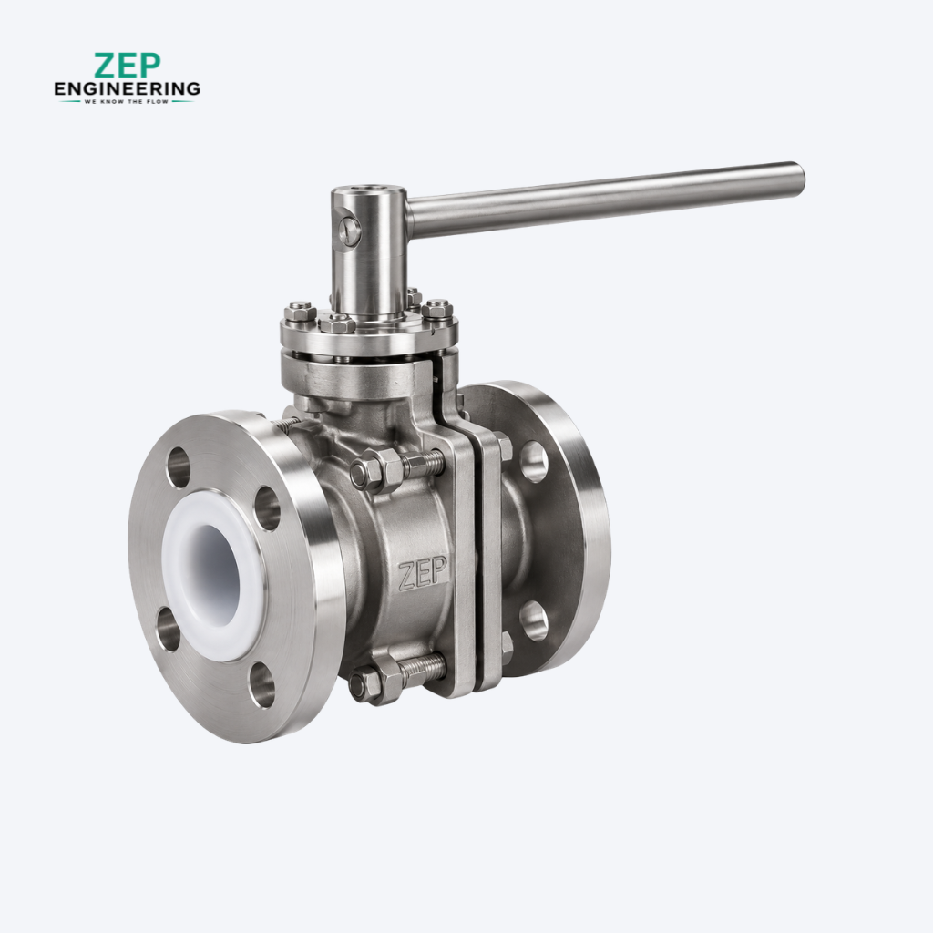 Manual PTFE FEP PFA Lined Ball Valves